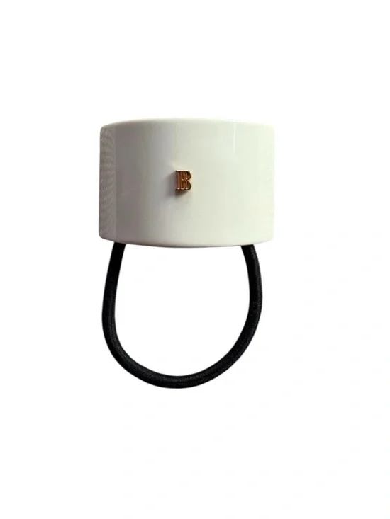 Authentic Balmain Paris Hair Couture Elastique pour Cheveux White - Picture 1 of 8